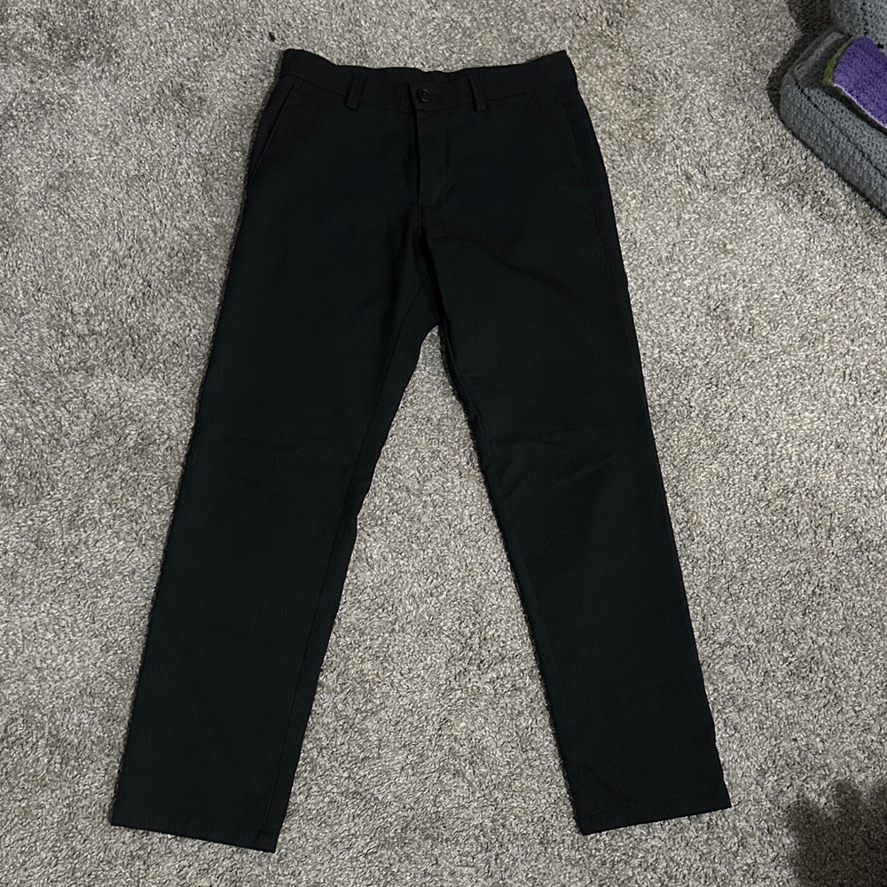 Haggar Women's Black Straight Leg Pants